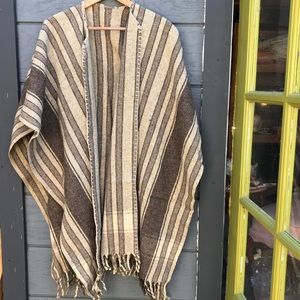 Wool Blanket Shawl